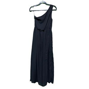 NWOT Charming Charlie Women's‎ One Shoulder Maxi Dress Black Size Medium